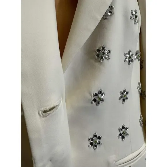 Anthropologie Ace Crystal Tuxedo Dress $400 - Picture 9 of 11